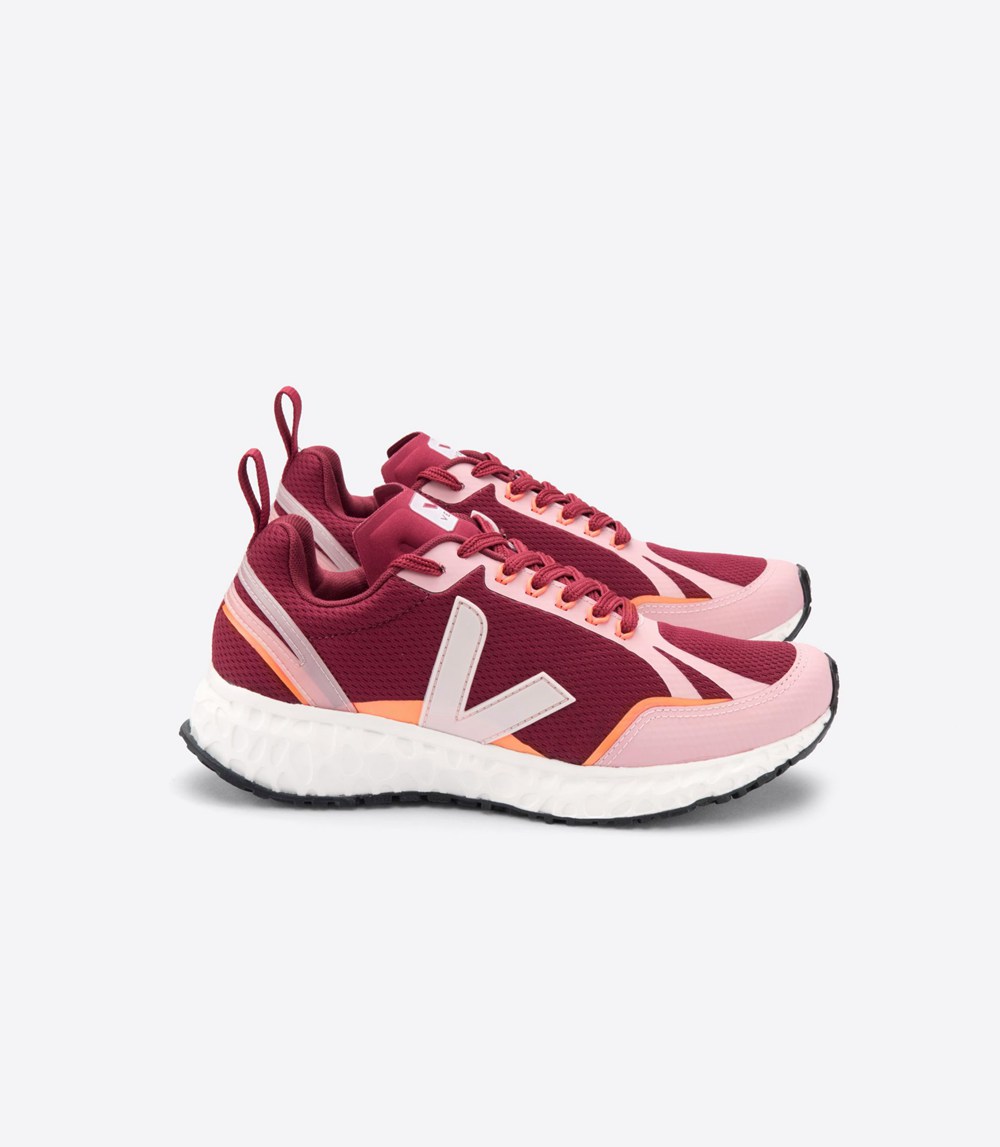 Veja Sneakers Dam - Condor Mesh - Röda/Rosa - 218547-FER